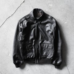 新着!!〝80s PROTECH INC A-2 FLIGHT LEATHER JACKET /MADE IN USA〟一般販売開始です。