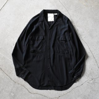 【一般販売開始】90s INDEX MEN BLACK RAYON SHIRT