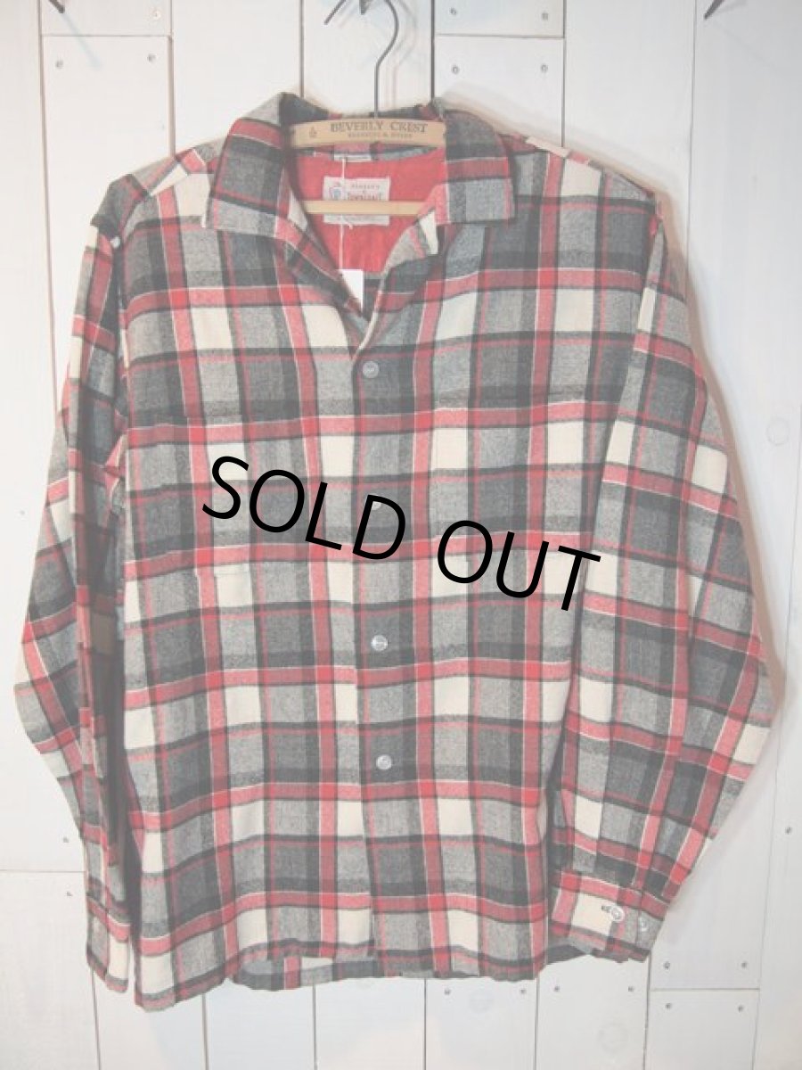 画像1: 1950s【TOWNCRAFT】ウールシャツ (1)