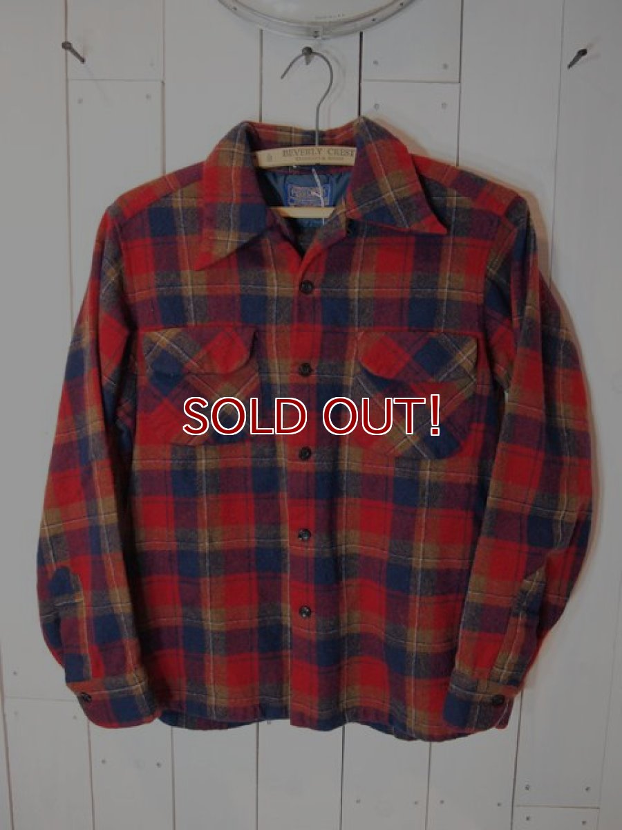 画像1: 1970s【PENDLETON】ウールシャツ (1)