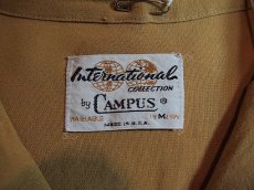 画像3: 1960s【CAMPUS】刺繍レーヨンシャツ (3)