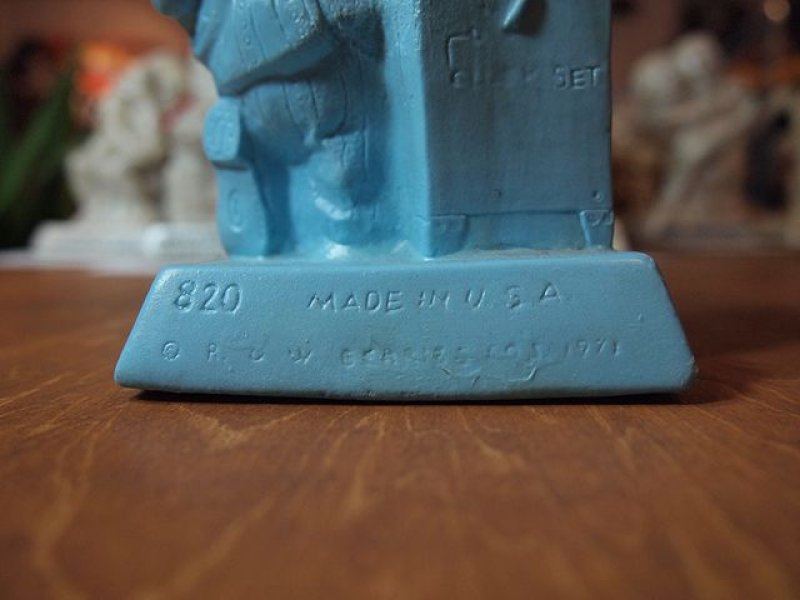 画像2: 希少1970sブルーメッセージドール【Sillisculpts（シリスカルプス)】