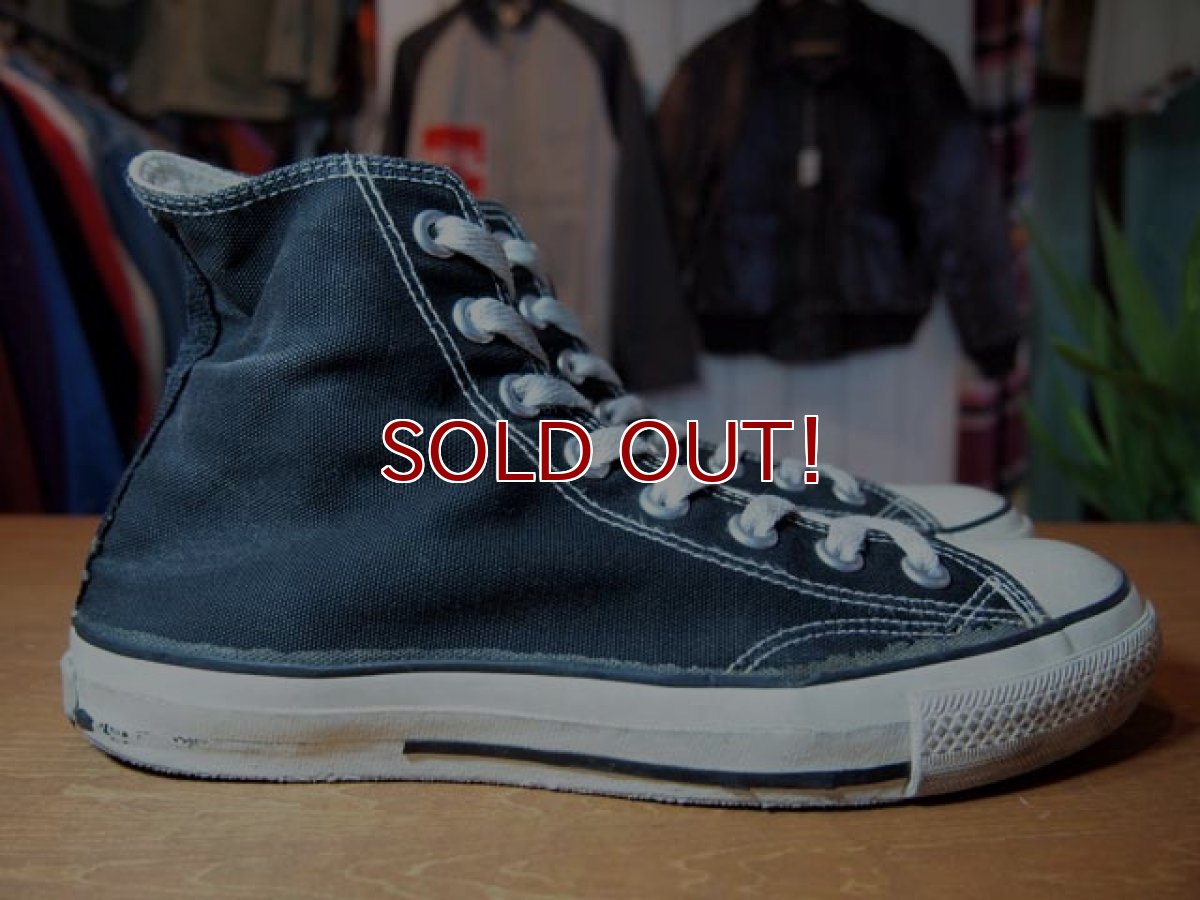 画像5: 1980sKOREA【CONVERSE ALLSTAR】あて布ブラックHi　7 1/2 (5)