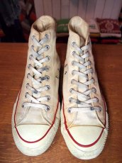 画像2: 1980s【CONVERSE ALLSTAR】あて布生成りHi　8 1/2 (2)