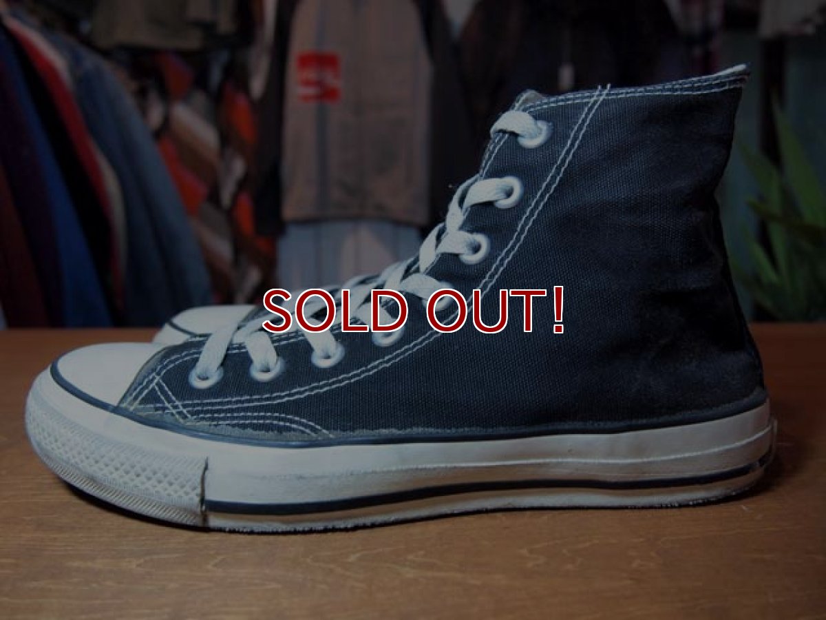 画像3: 1980sKOREA【CONVERSE ALLSTAR】あて布ブラックHi　7 1/2 (3)