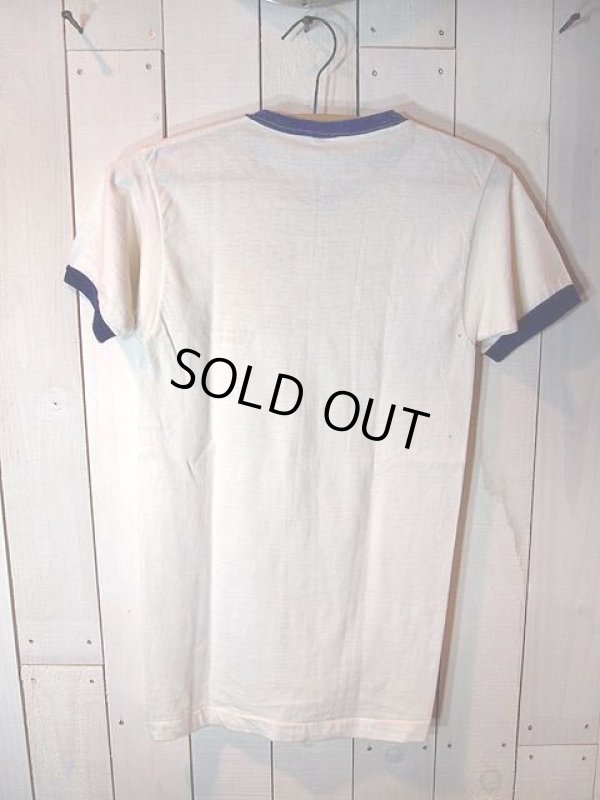 画像3: SALE!! 1970s【Champion】?バータグ?染込みプリントリンガーTee