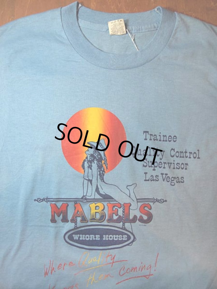 画像1: デッドストック!!1980s【SCREEN STARS】?MABELS?エロTee (1)