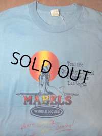 デッドストック!!1980s【SCREEN STARS】?MABELS?エロTee