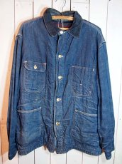 画像1: 1950s裏ブランケット付きデニムカバーオール (1)