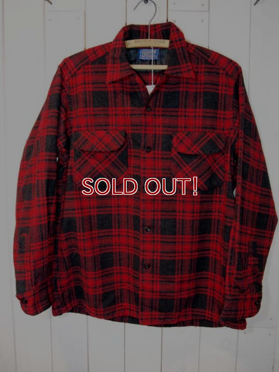 画像1: 1950s【PENDLETON】ウールシャツ (1)
