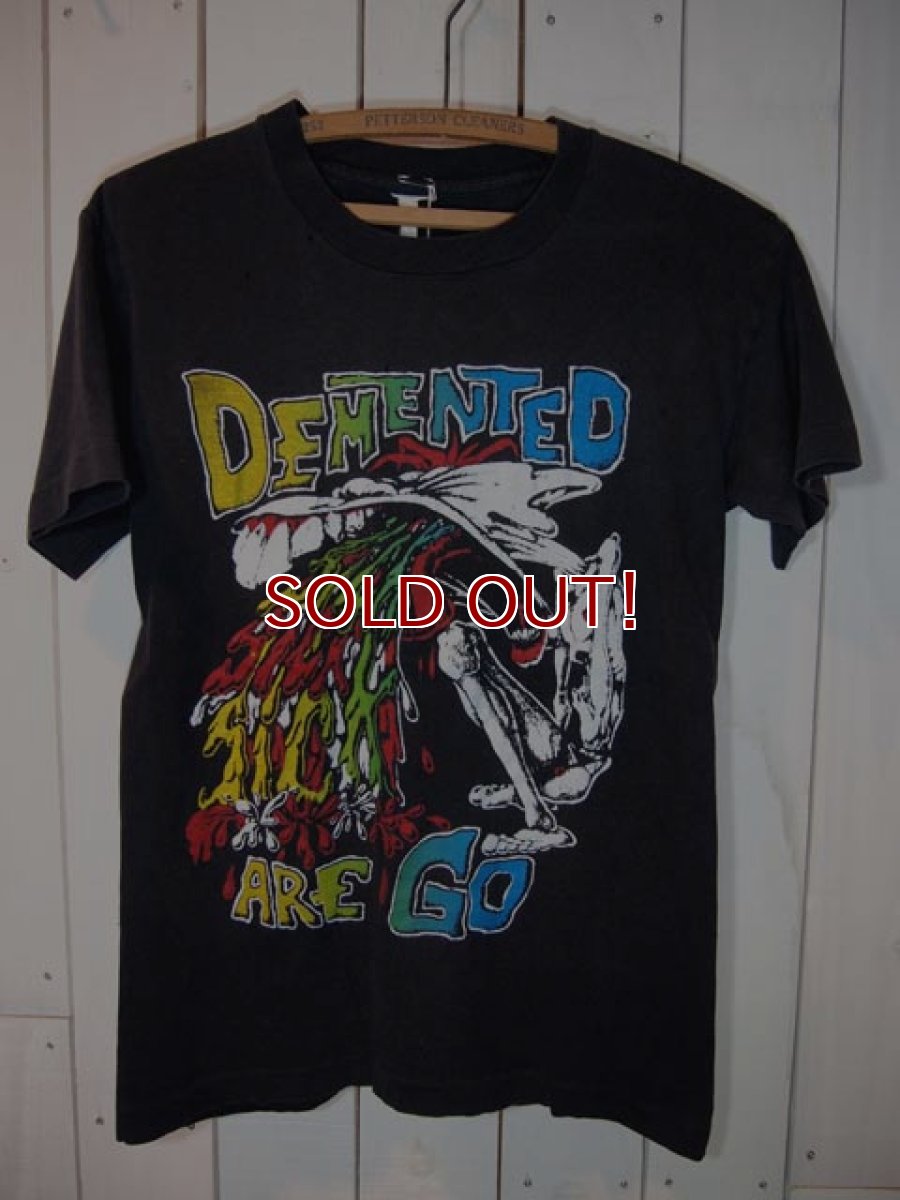 画像2: UKサイコビリー大御所!!1980s?DEMENTED ARE GO?Tシャツ (2)