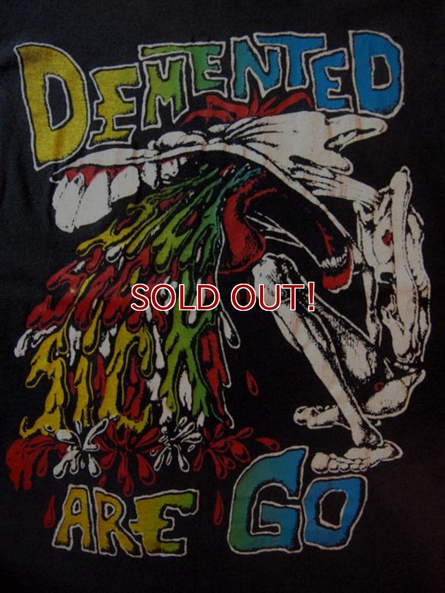 画像5: UKサイコビリー大御所!!1980s?DEMENTED ARE GO?Tシャツ (5)