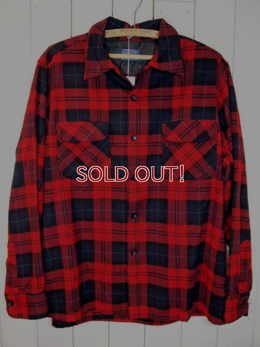 画像1: 1950s【PENDLETON】ウールシャツ (1)
