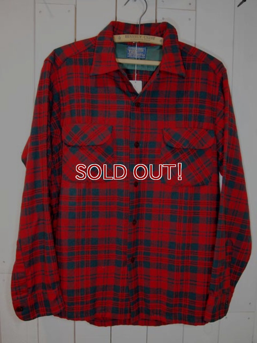 画像1: 1950s【PENDLETON】ウールシャツ (1)