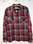 画像1: 1950s【MerrillWoolens】オンブレチェックウールシャツ (1)