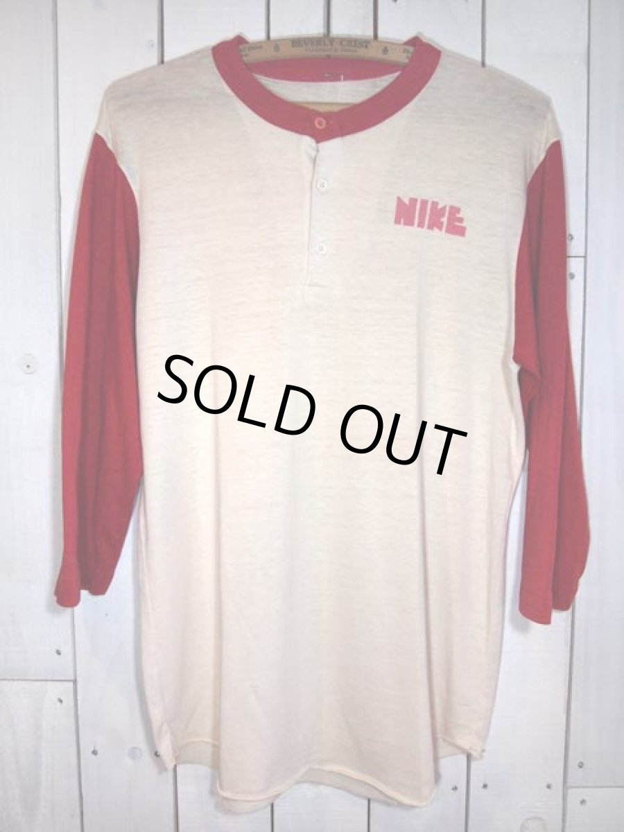 画像2: 1970s【NIKE】?ゴツナイキ?ベースボールTシャツ (2)