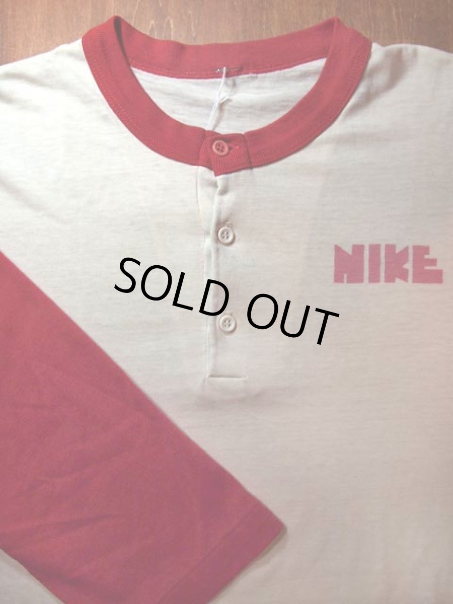 画像1: 1970s【NIKE】?ゴツナイキ?ベースボールTシャツ (1)