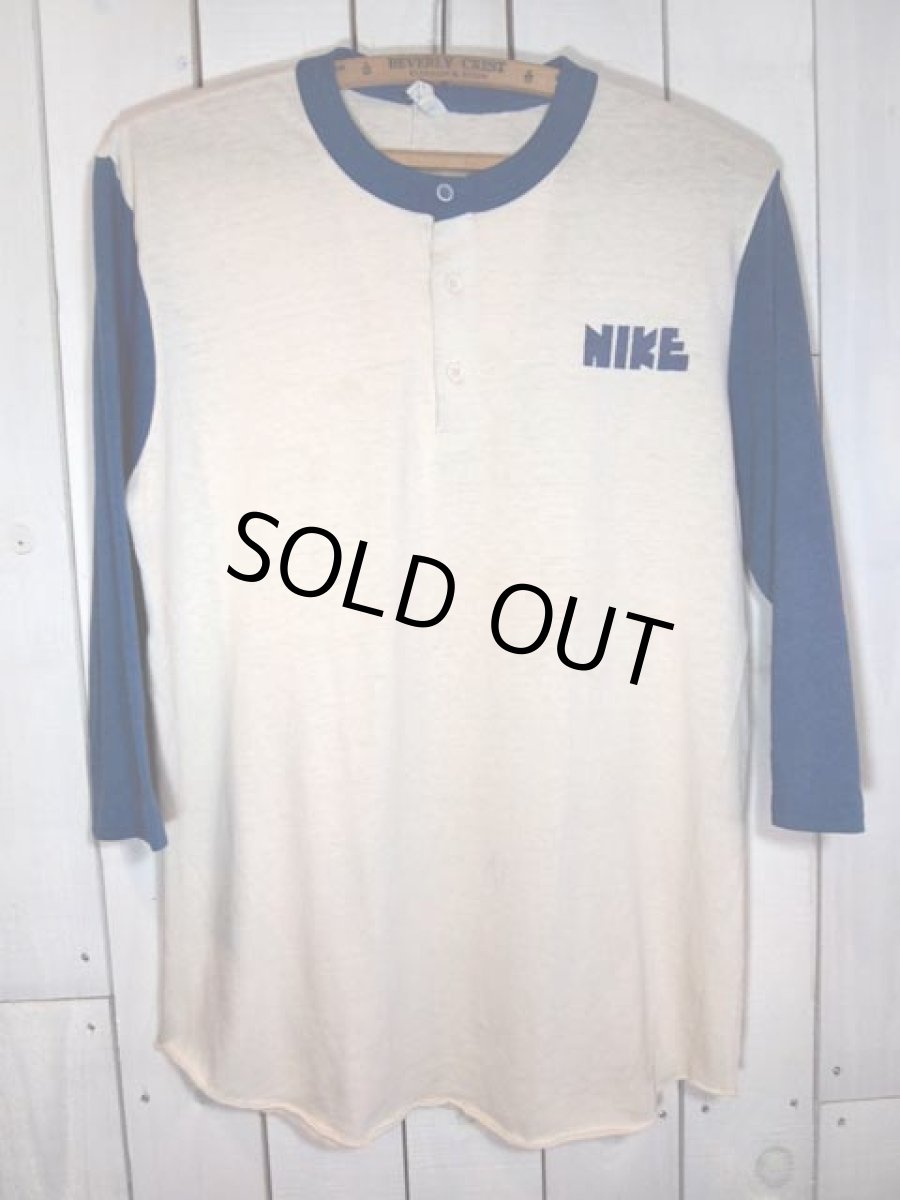 画像2: 1970s【NIKE】?ゴツナイキ?ベースボールTシャツ (2)