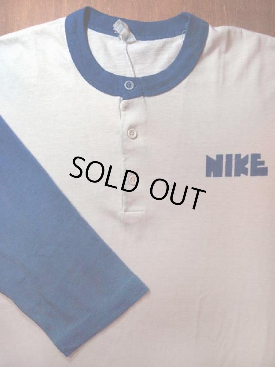 画像1: 1970s【NIKE】?ゴツナイキ?ベースボールTシャツ (1)