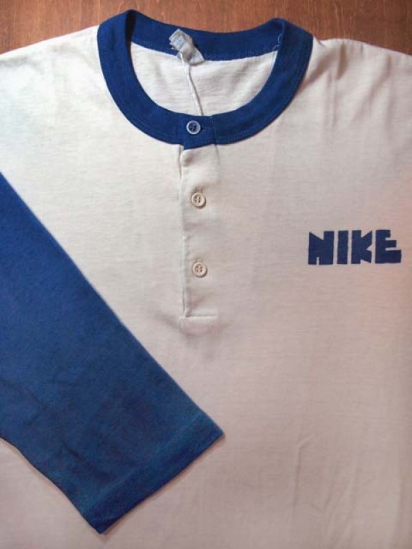 1970s【NIKE】?ゴツナイキ?ベースボールTシャツ - 古着屋HamburgCafe