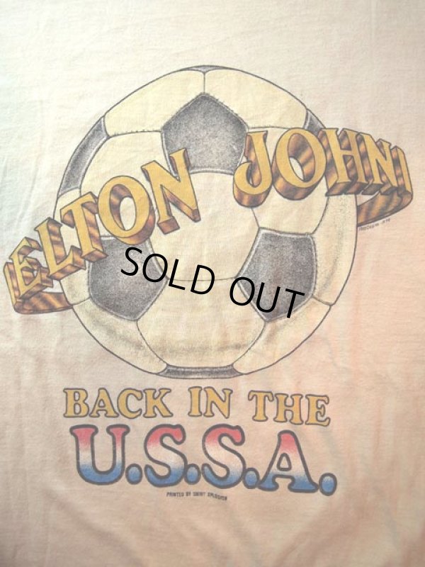 画像5: 1970s【ELTON JOHN】?BACK IN THE U.S.S.A.?1978年北米ツアーTシャツ