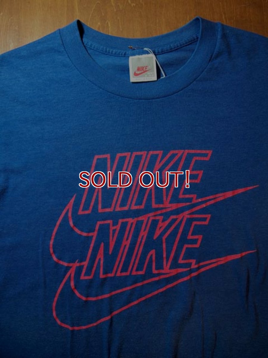 画像1: 1980s後期【NIKE】二連プリントTシャツ (1)