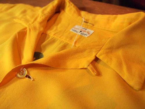 詳細画像1: 1960s【ServiceBowlingShirt】マチ付きレーヨンボーリングシャツ
