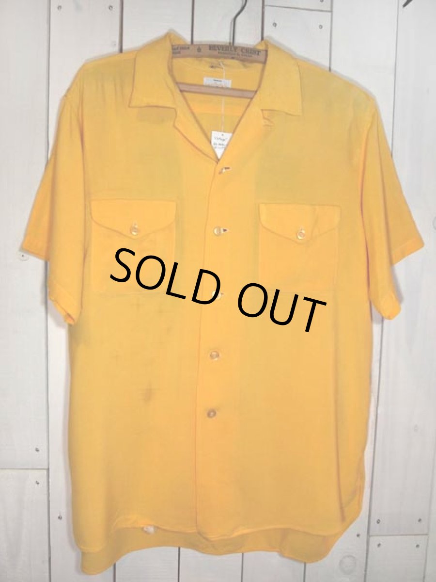 画像2: 1960s【ServiceBowlingShirt】マチ付きレーヨンボーリングシャツ (2)