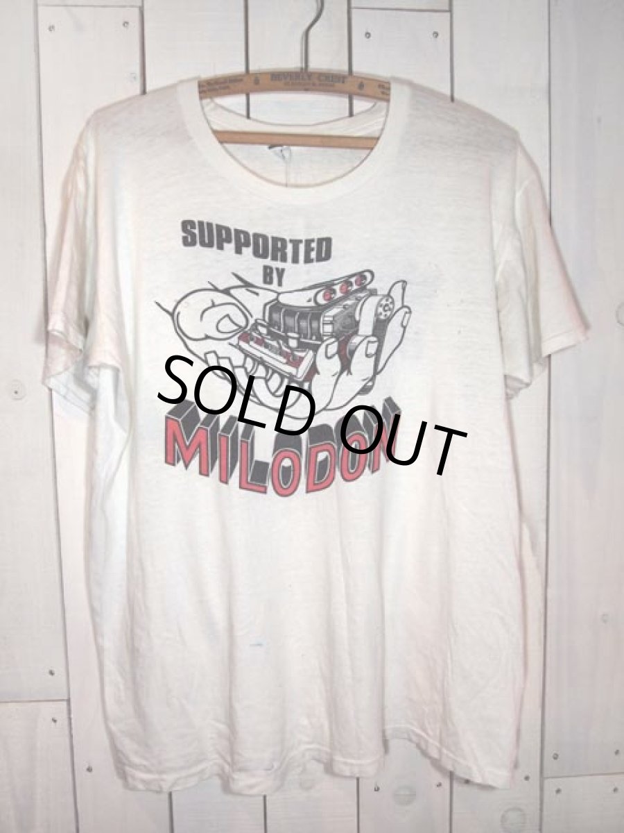 画像2: 1960s【Russell】?MILODON?染込みプリントTシャツ (2)
