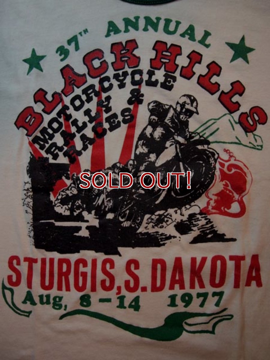 画像5: 1970s?STURGIS(スタージス)?77年リンガーTシャツ (5)