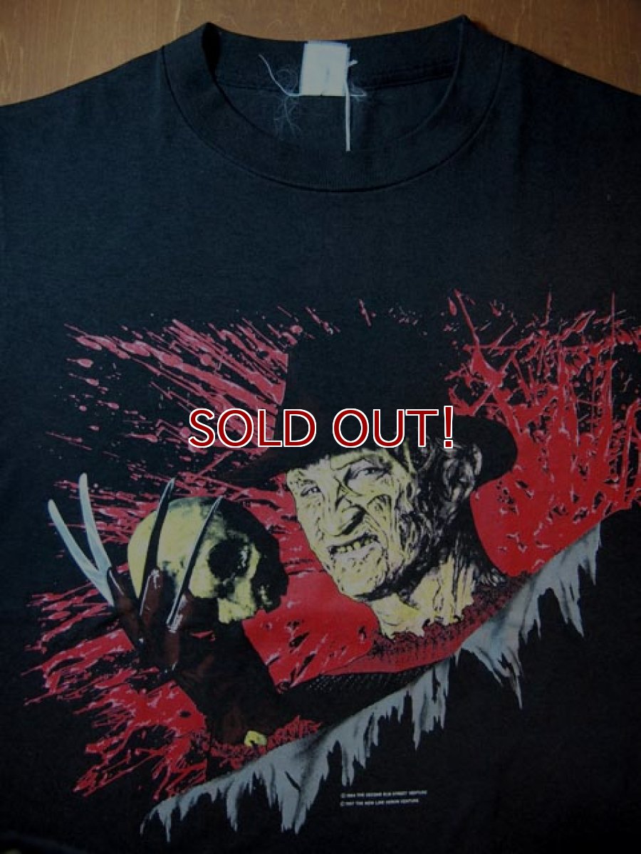 画像1: 1980ｓ?エルム街の悪夢?映画Tシャツ (1)