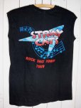 画像3: 1980s【SCREEN STARS青タグ】?ストレイキャッツ?83年ROCK THIS TOWNツアーノースリーブTシャツ (3)