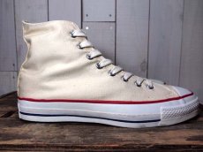 画像5: 銀箱デッドストック!!1980s【CONVERSE ALLSTAR】生成りHi　9 1/2 (5)