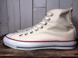 画像3: 銀箱デッドストック!!1980s【CONVERSE ALLSTAR】生成りHi　9 1/2 (3)