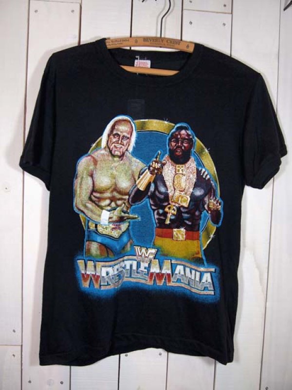 1980s WWF ハルクホーガン×ミスターT プロレスTシャツ 
