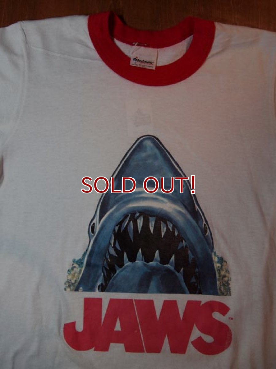 画像1: 1970s?JAWS?映画Tシャツ (1)