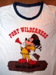 画像1: 1970s?ミッキー?FORT WILDERNESSリンガーTシャツ (1)