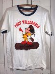 画像2: 1970s?ミッキー?FORT WILDERNESSリンガーTシャツ (2)