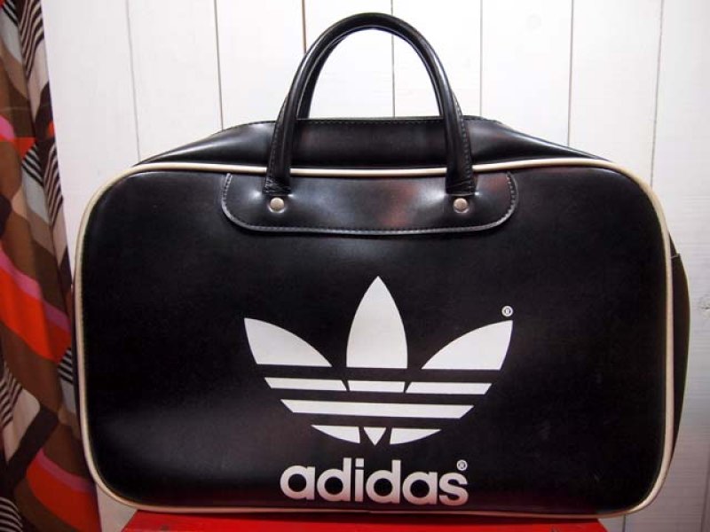 1970sイングランド製【adidas】ピーターブラックバッグ - 古着屋