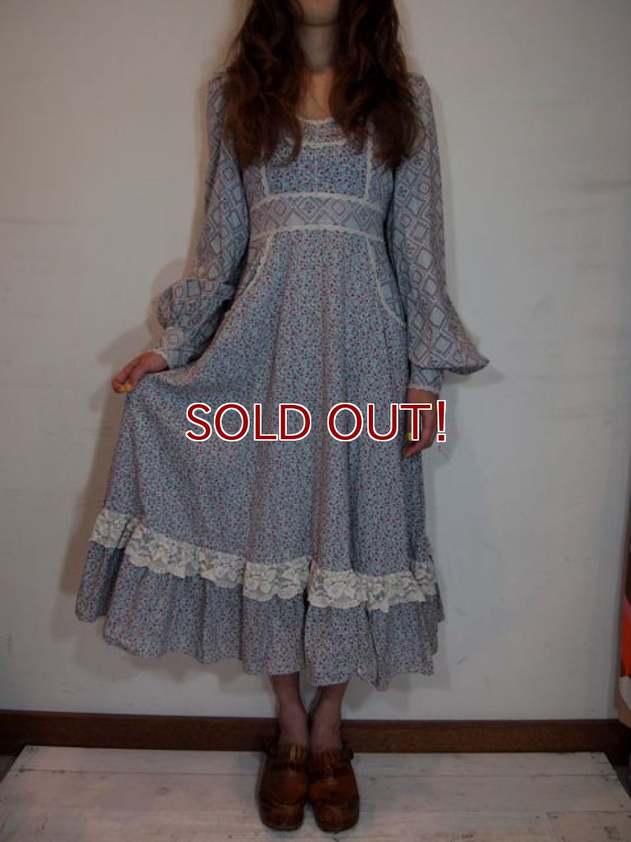 画像1: 【GUNNE SAX ガンネサックス】小花柄ワンピース (1)