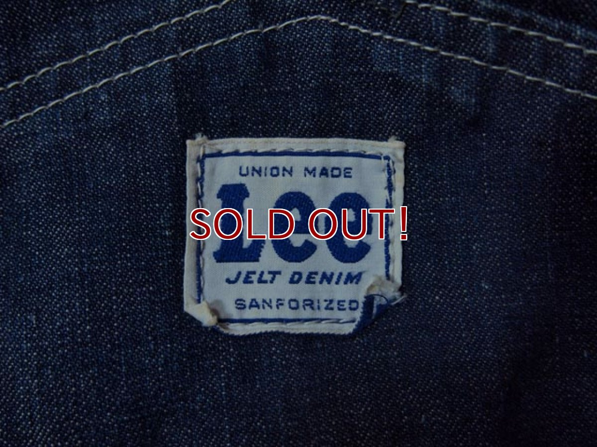 画像4: SALE!! 1960s【Lee】JELT DENIMオーバーオール (4)