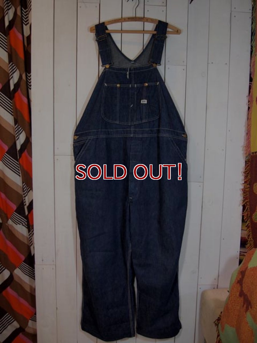画像1: SALE!! 1960s【Lee】JELT DENIMオーバーオール (1)