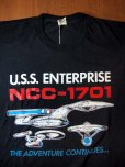 画像1: 1980sスタートレック?USSエンタープライズ号?Tシャツ (1)