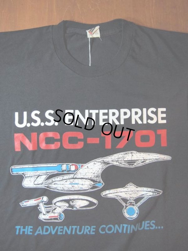 画像1: 1980sスタートレック?USSエンタープライズ号?Tシャツ