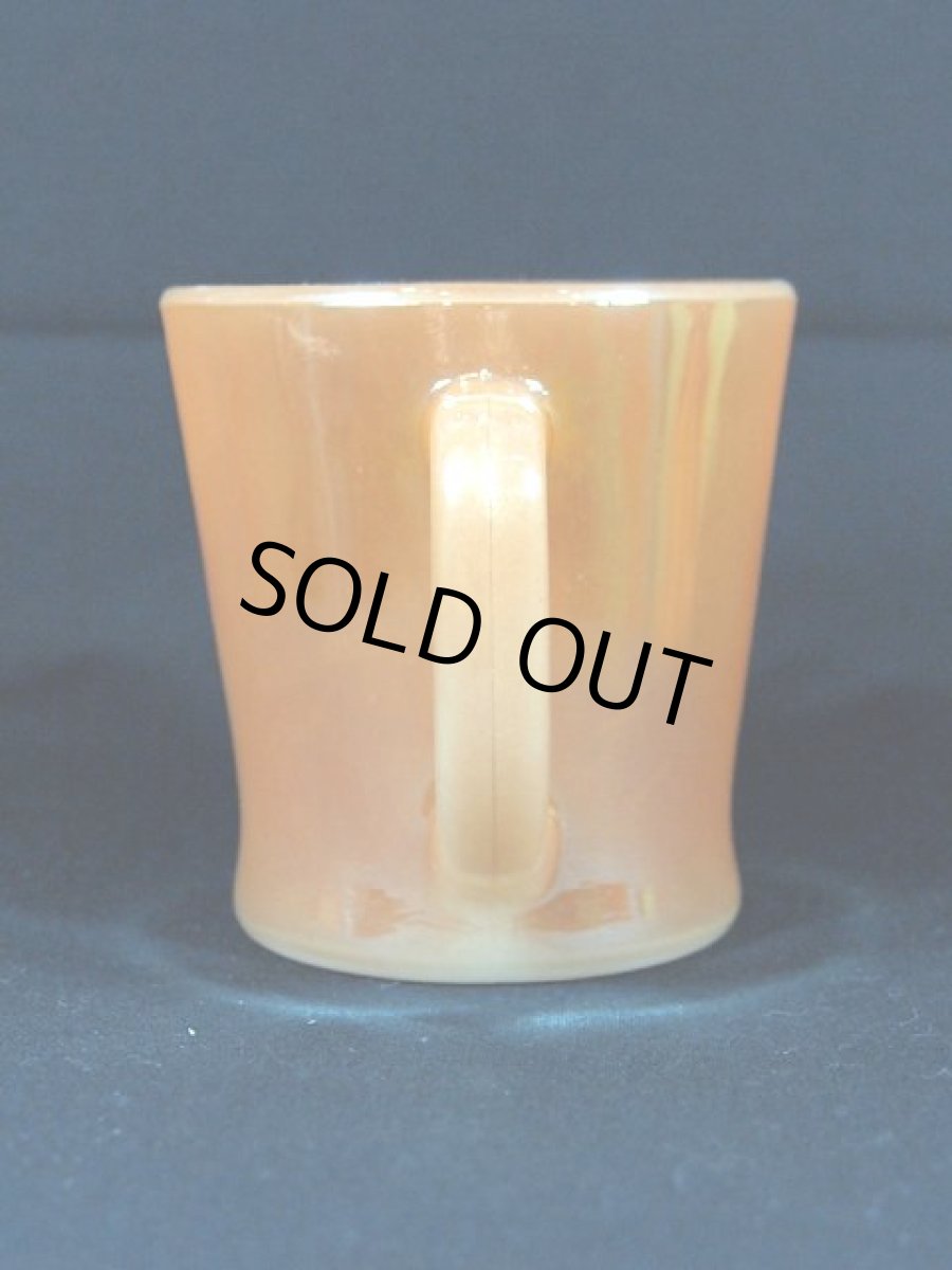 画像2: 1960s-70s【FireKing】Dハンドルマグ/ピーチラスター (2)