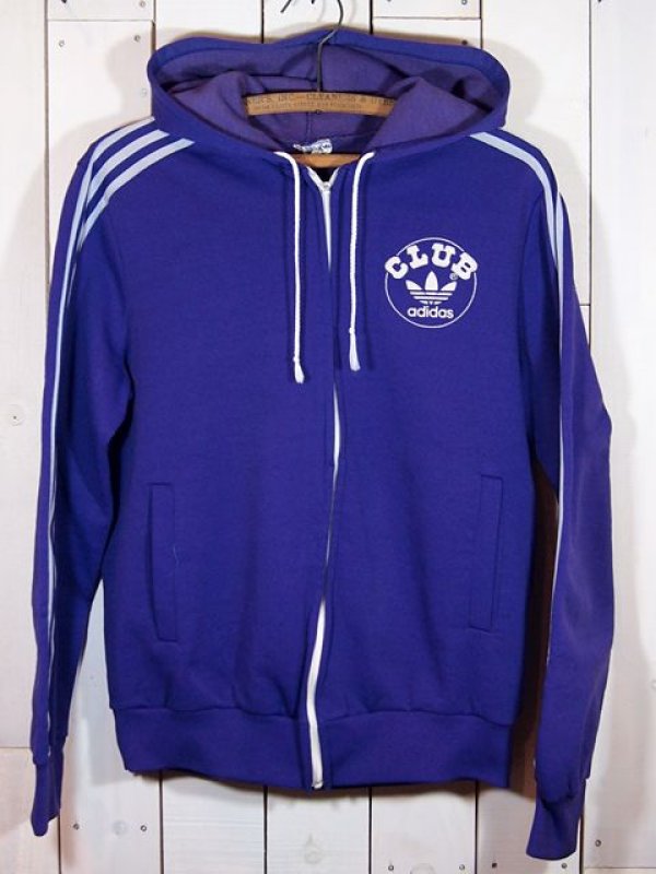1980s【CLUB ADIDAS】ジャージパーカー VENTEXフランス製 - 古着屋