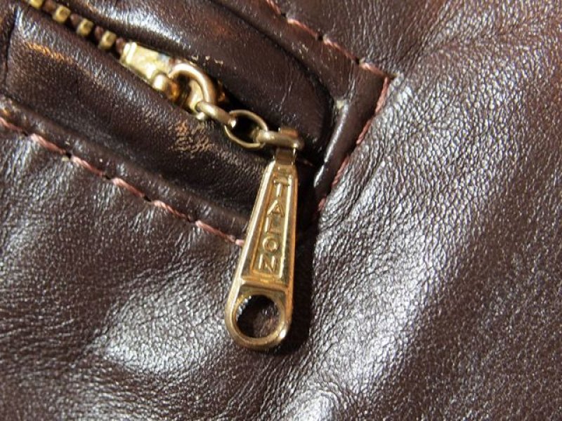 画像1: 1960s【BROOKS】シングルライダースジャケット Size36