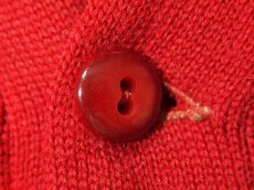 画像4: 1950s【LambKnit】レタードカーディガン　Size36 (4)