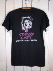 画像2: 1980s〝ストレイキャッツ〟83年STRUTTIN' ACROSS AMERICAツアーTシャツ (2)