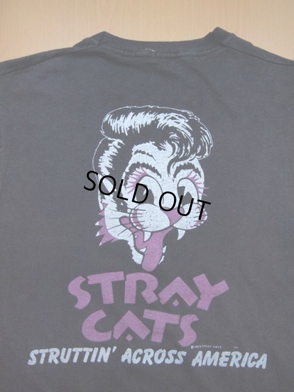 画像4: 1980s〝ストレイキャッツ〟83年STRUTTIN' ACROSS AMERICAツアーTシャツ